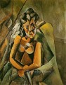 Seated Woman 1909 Pablo Picasso